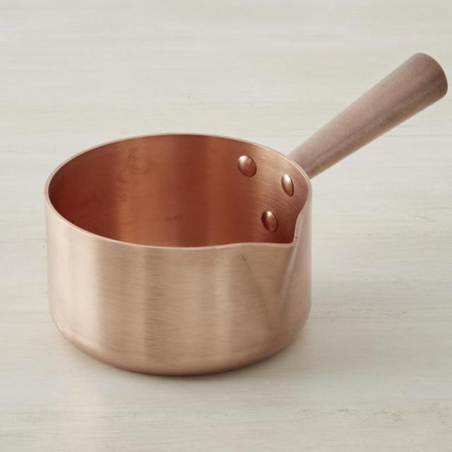 Mauviel Copper Sugar Saucepan, 0.9-qt. Williams Sonoma