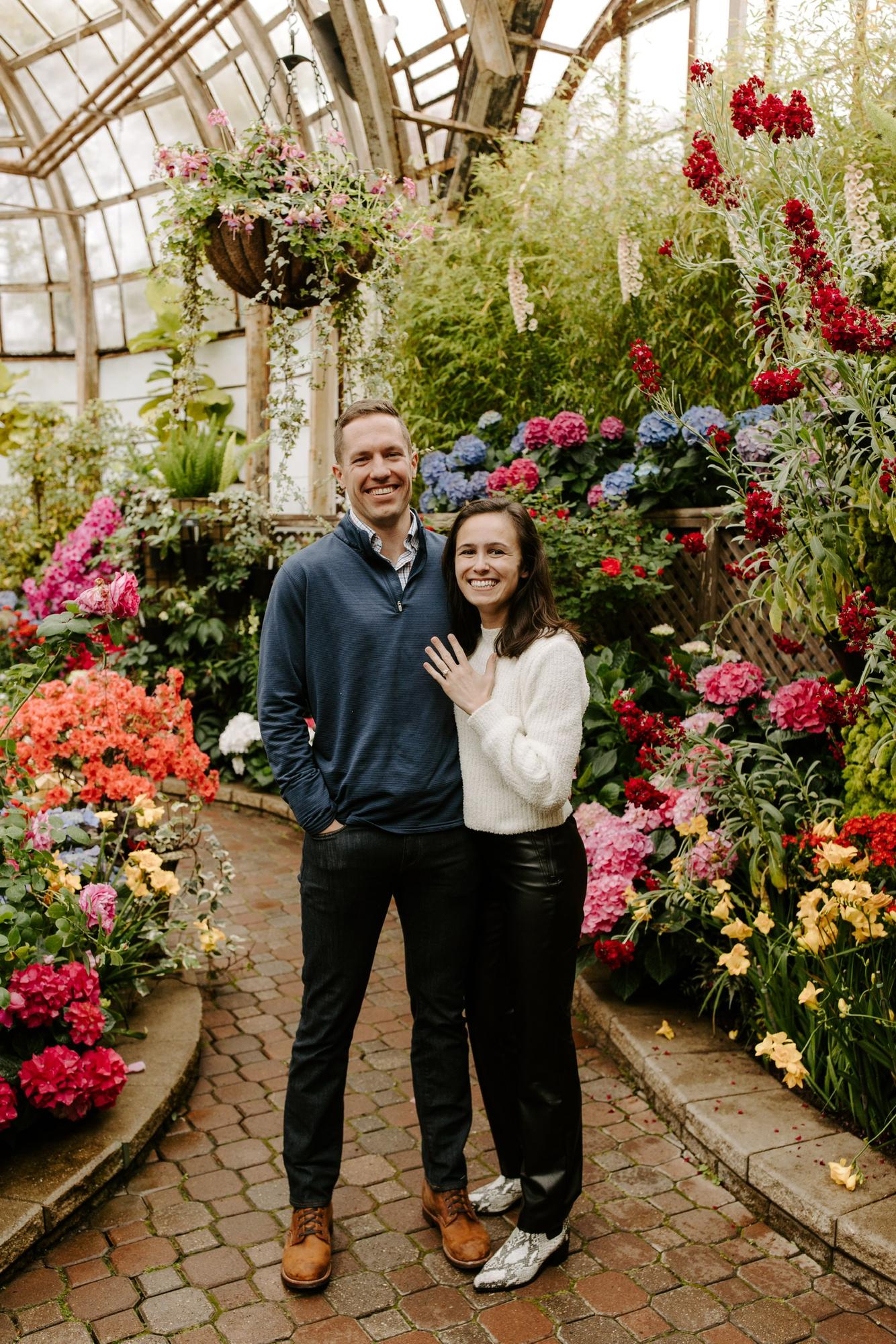 May 6th, 2022- A rainy, cold day in Chicago. We went out under the guise of grabbing drinks to celebrate John getting into graduate school. He made a "quick stop" at the Lincoln Park Conservatory