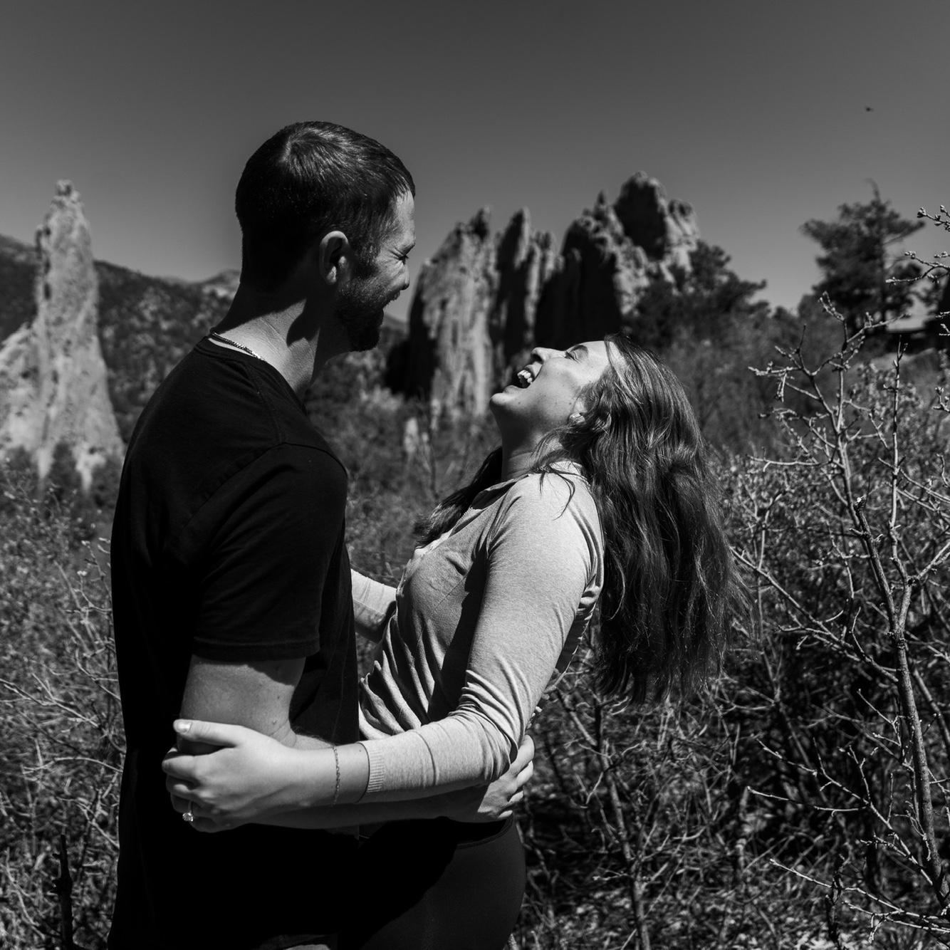 Moments after saying yes to forever!