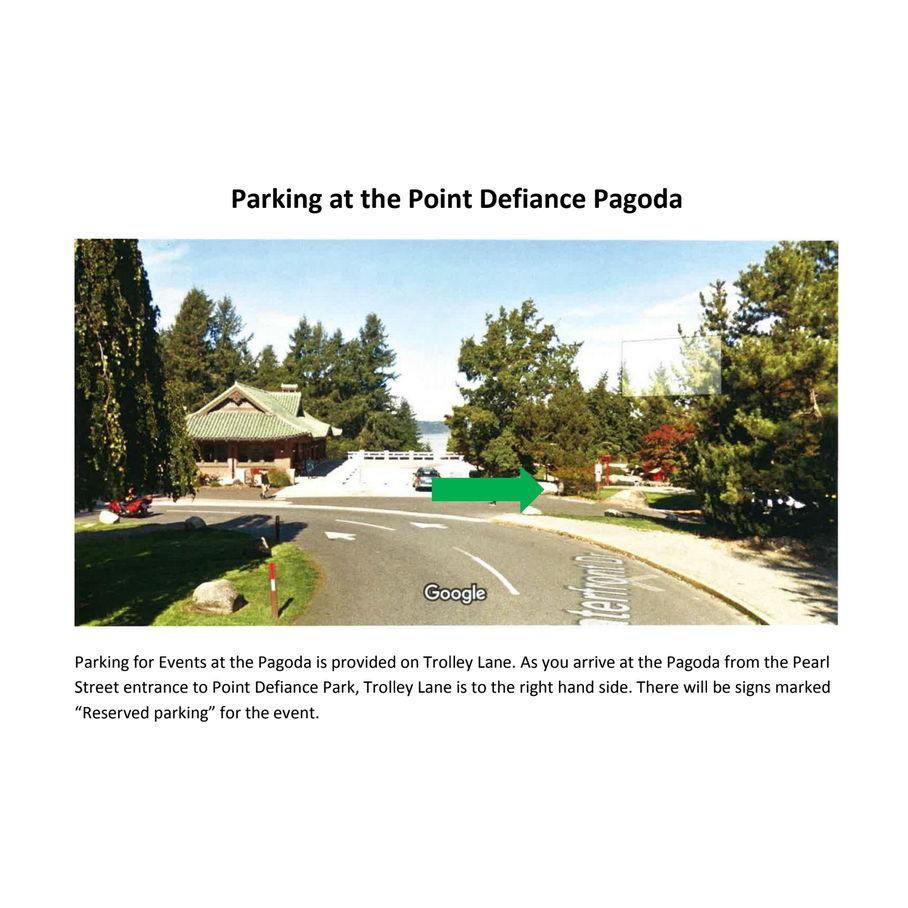 Venue Parking info