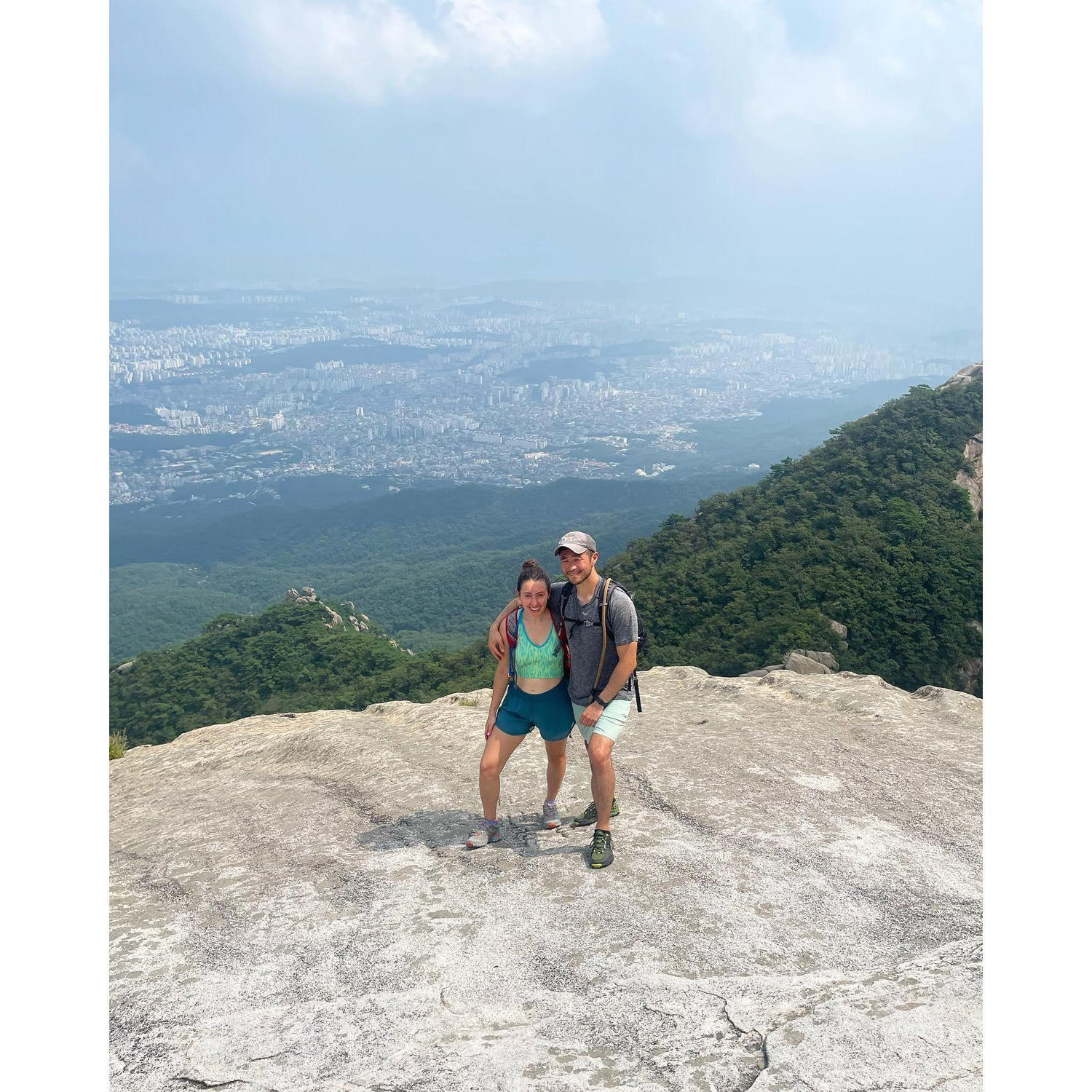 Hike Bukhansan in South Korea.