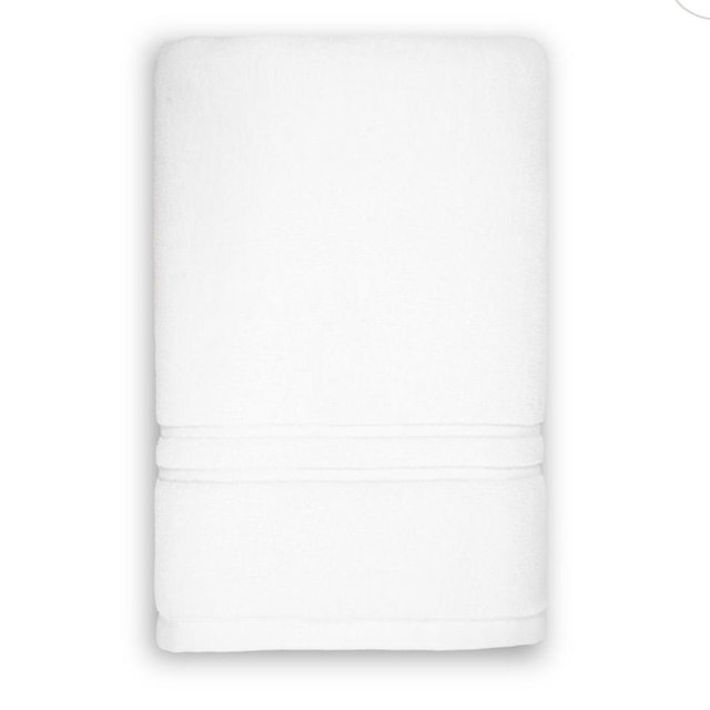 Hotelier Spa Luxe Bath Towel, Bath Sheet, Hand Towel or Washcloth - White, HAND TOWEL