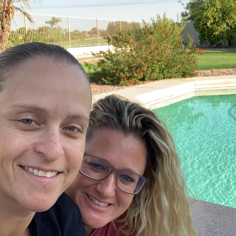 Relaxing in the backyard in Arizona
September 2020