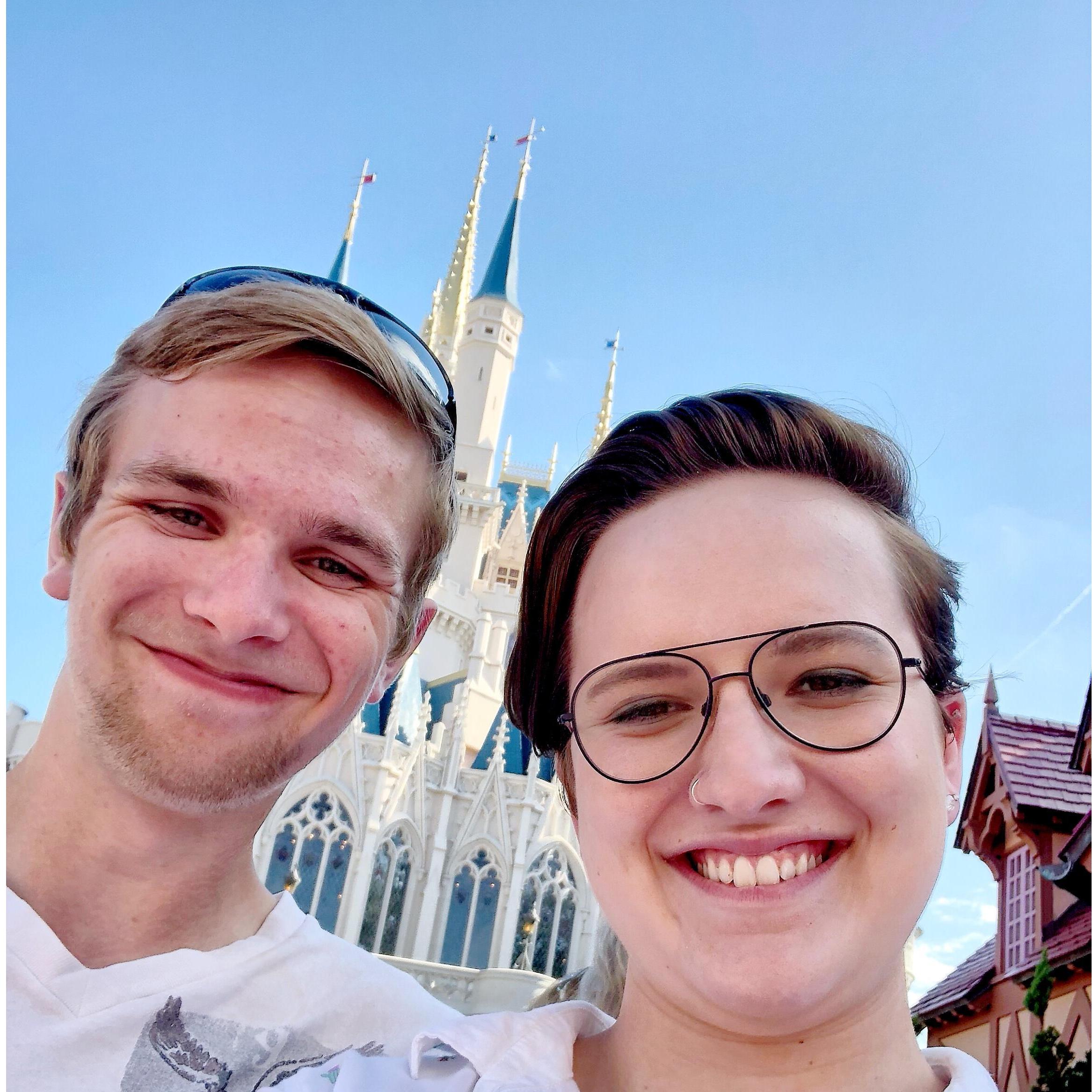 Our first anniversary trip to Disney World...