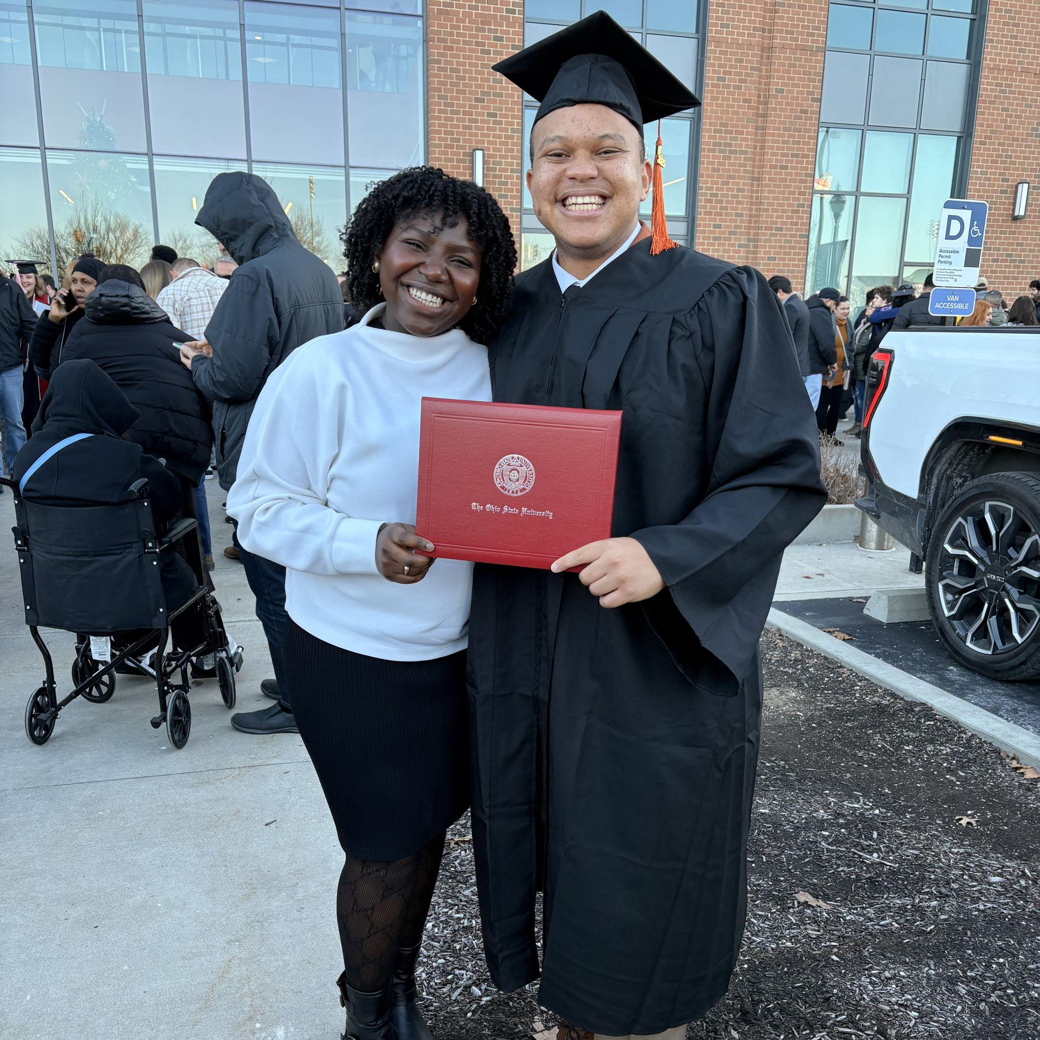 Jons graduation from The Ohio State University