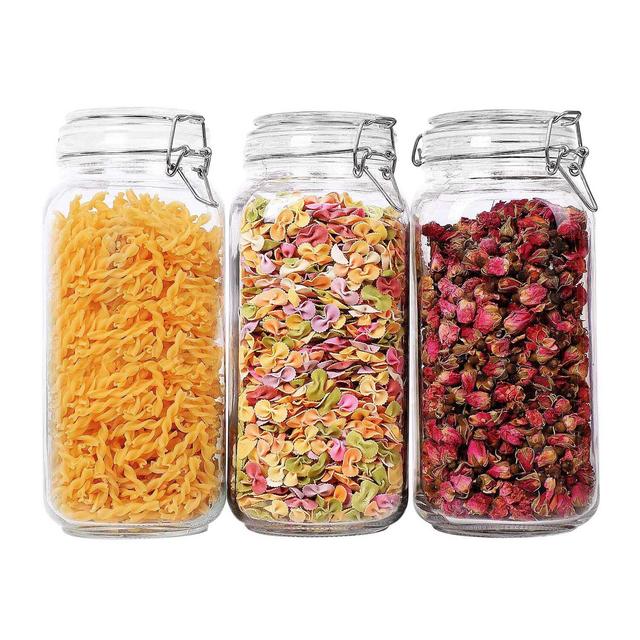 Airtight Glass Canister, Set of 3