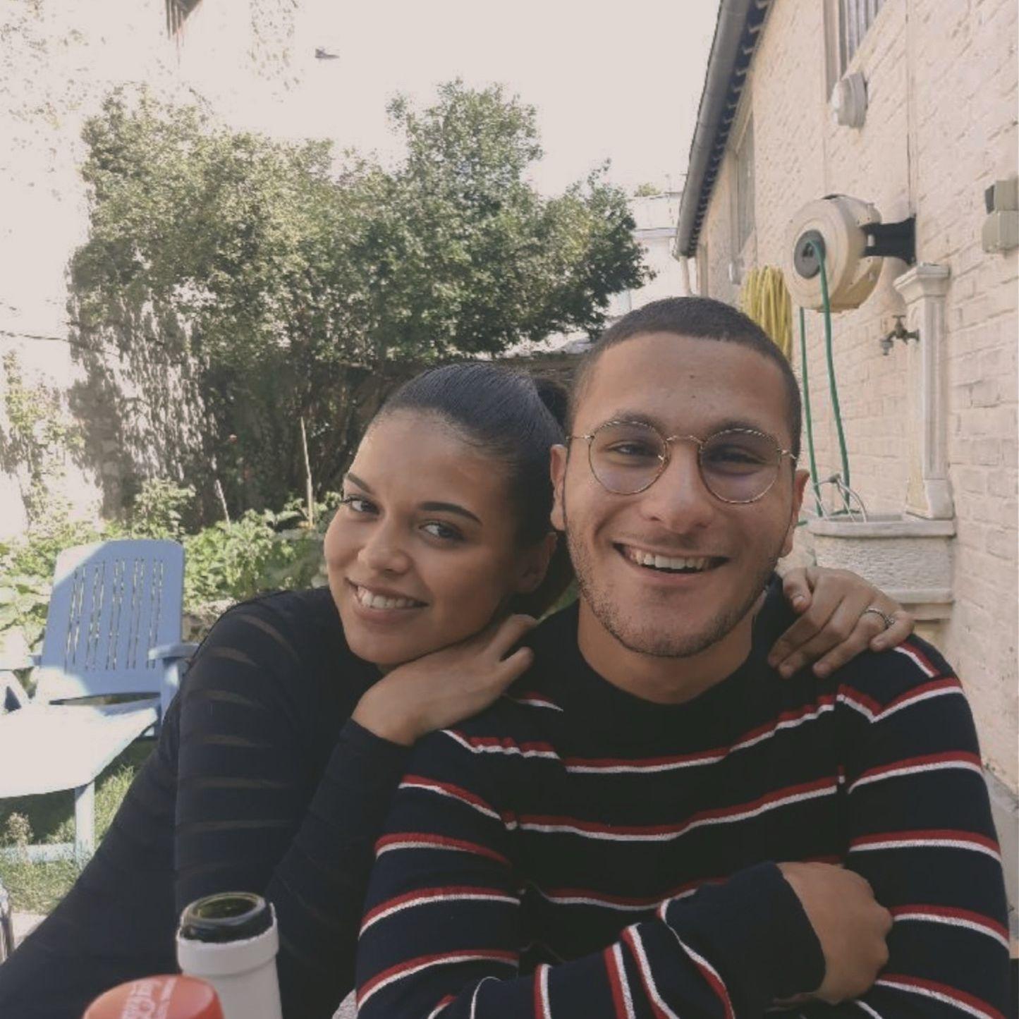 Debbie & her cousin Mnevis enjoying Summer Paris vibes.