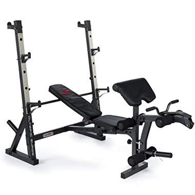 Marcy Olympic Weight Bench for Full-Body Workout MD-857