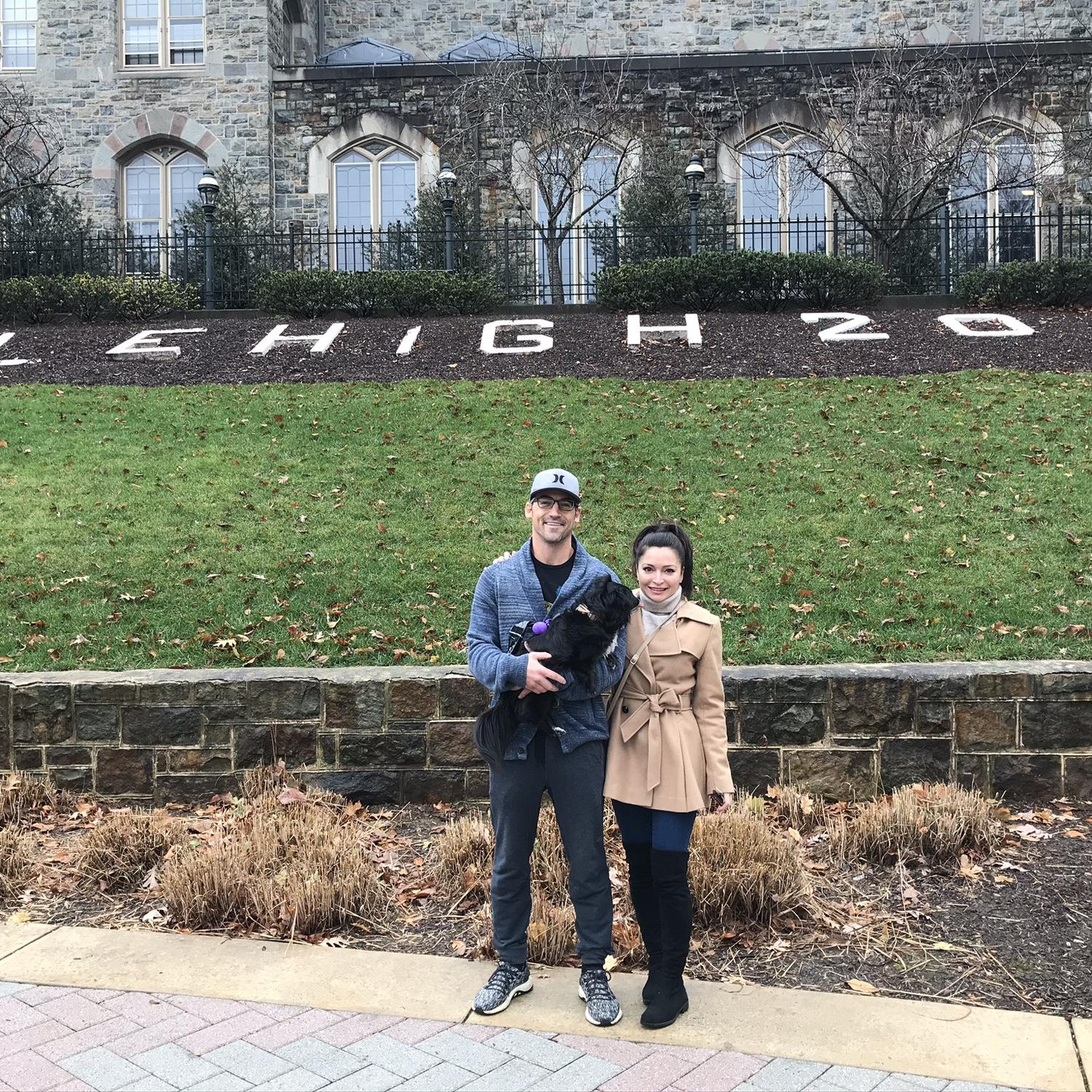 Kevin's alma mater, Lehigh University in Pennsylvania