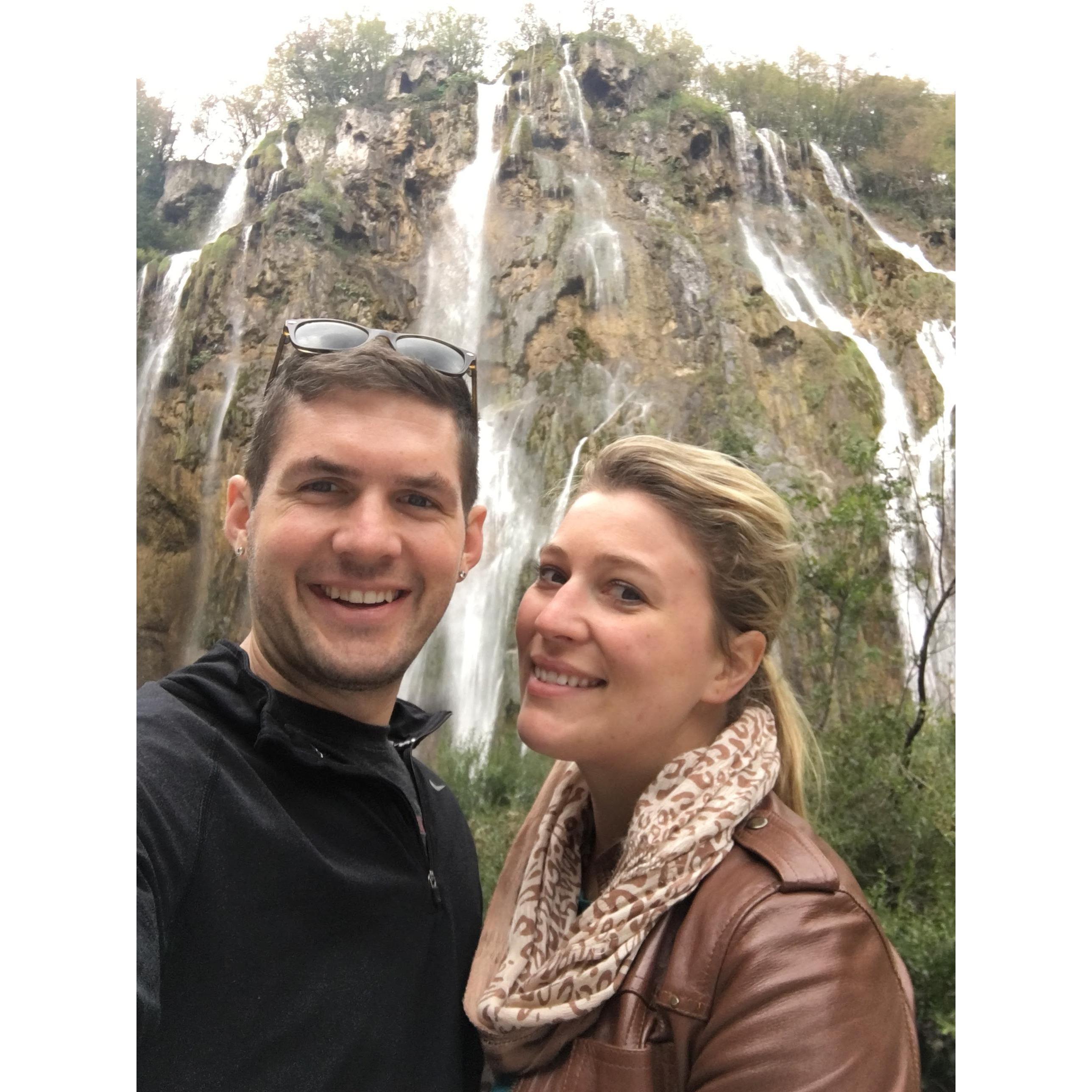 The falls in Croatia