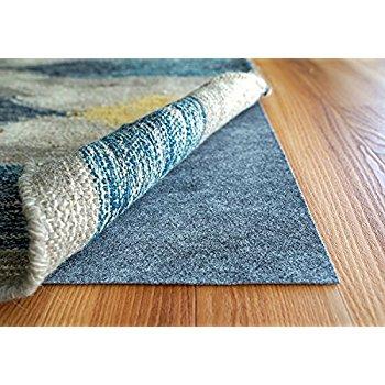 The Original Gorilla Grip (TM) FELT + RUBBER Non-Slip Area Rug Pad, Made In USA, Available in Many Sizes, For Hard Floors (6' x 9')