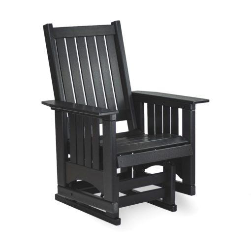 King Mission Glider Chair - Weather Wood