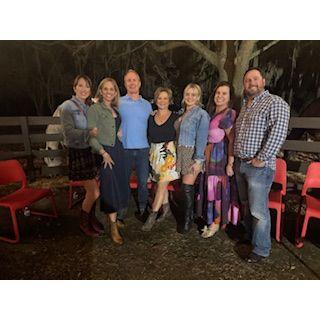 The Cambrons with Jenn Sheahan and Jess Blase at Equine Angels