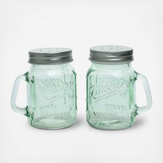 Salt & Pepper Shaker with Handle, Set of 4