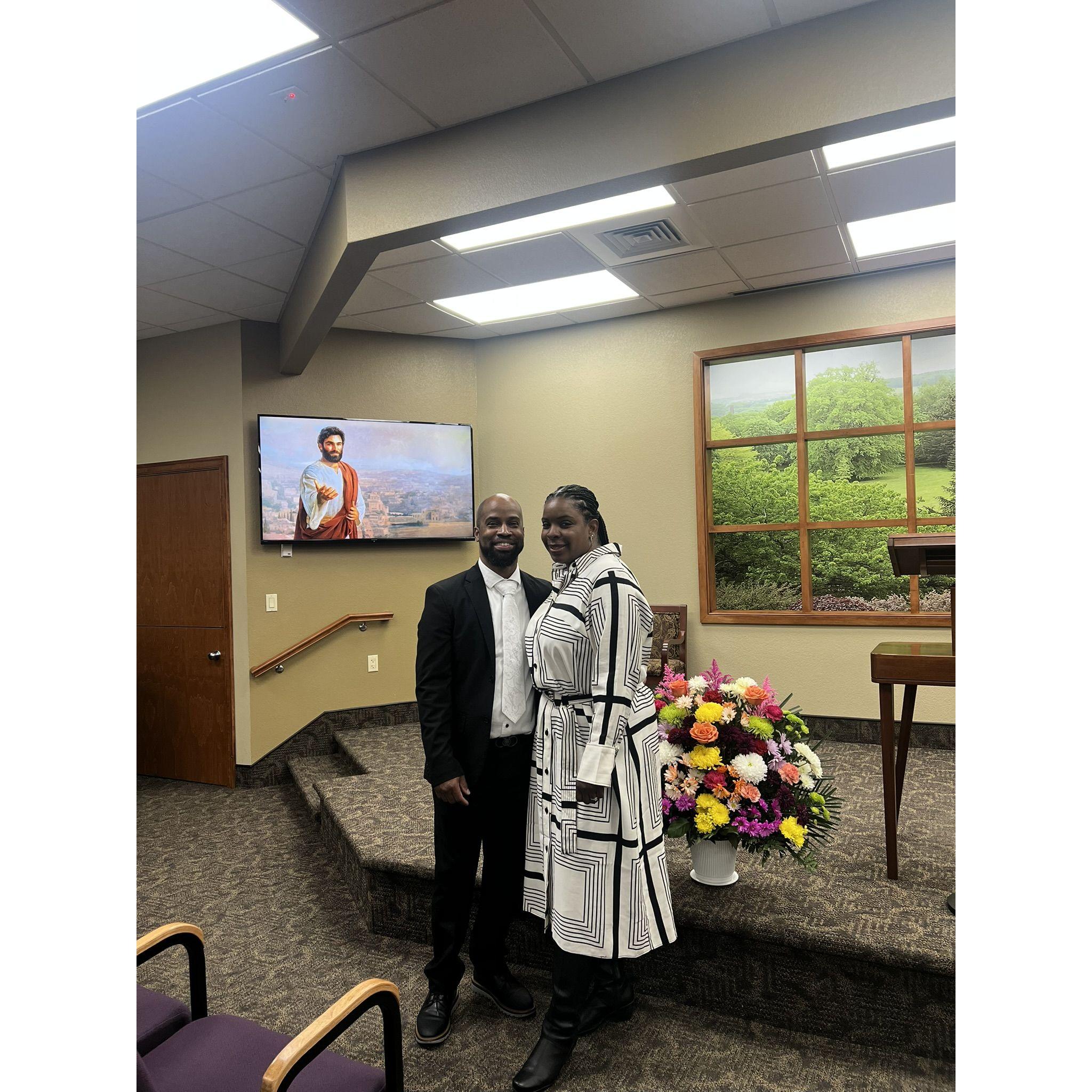 Our first Memorial together 💐❤️ A beautiful evening to reflect on Jesus’ sacrifice—united in faith, love, and purpose. 

#Memorial2025 #GratefulHearts #TogetherInTruth