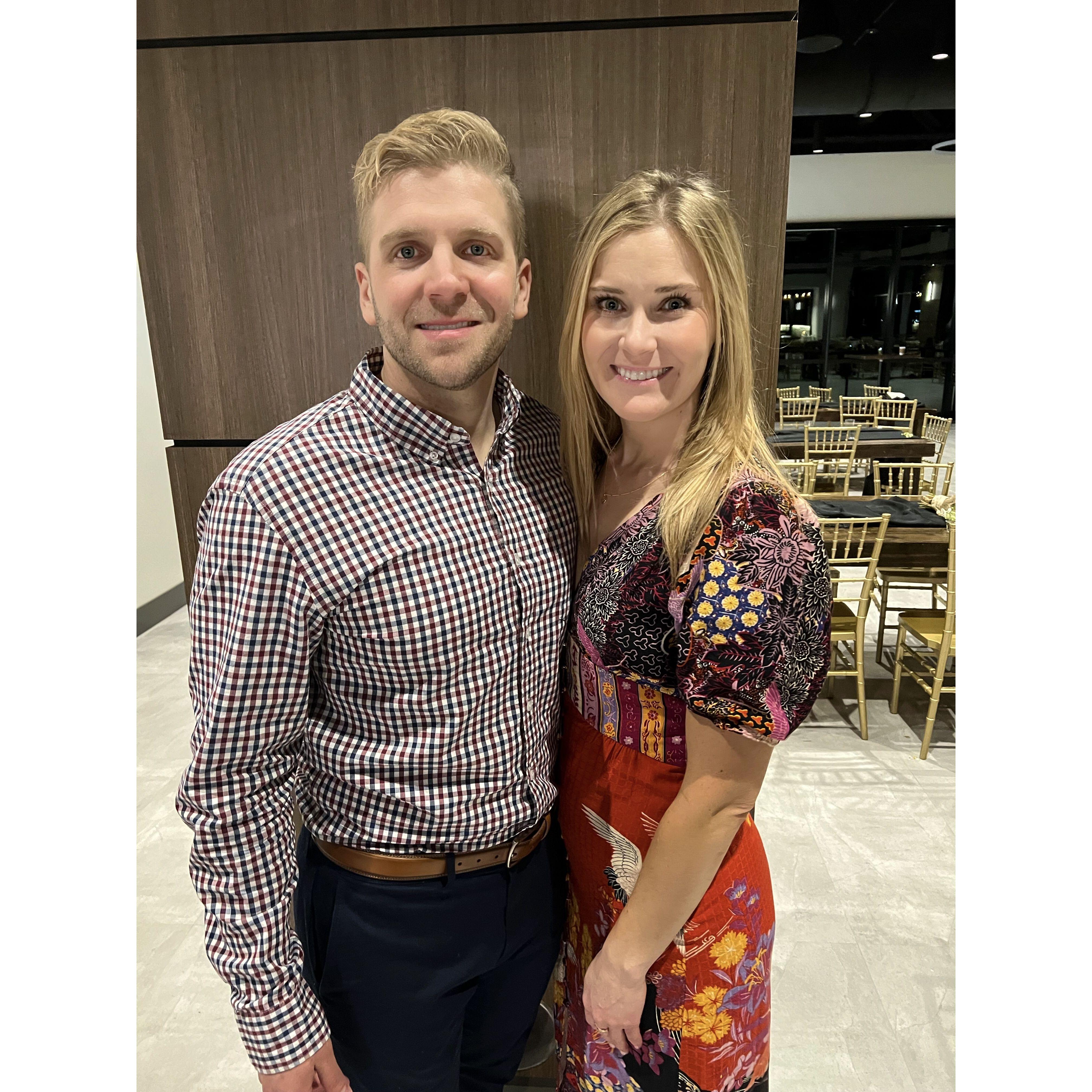 Two months into dating, at a friends wedding reception