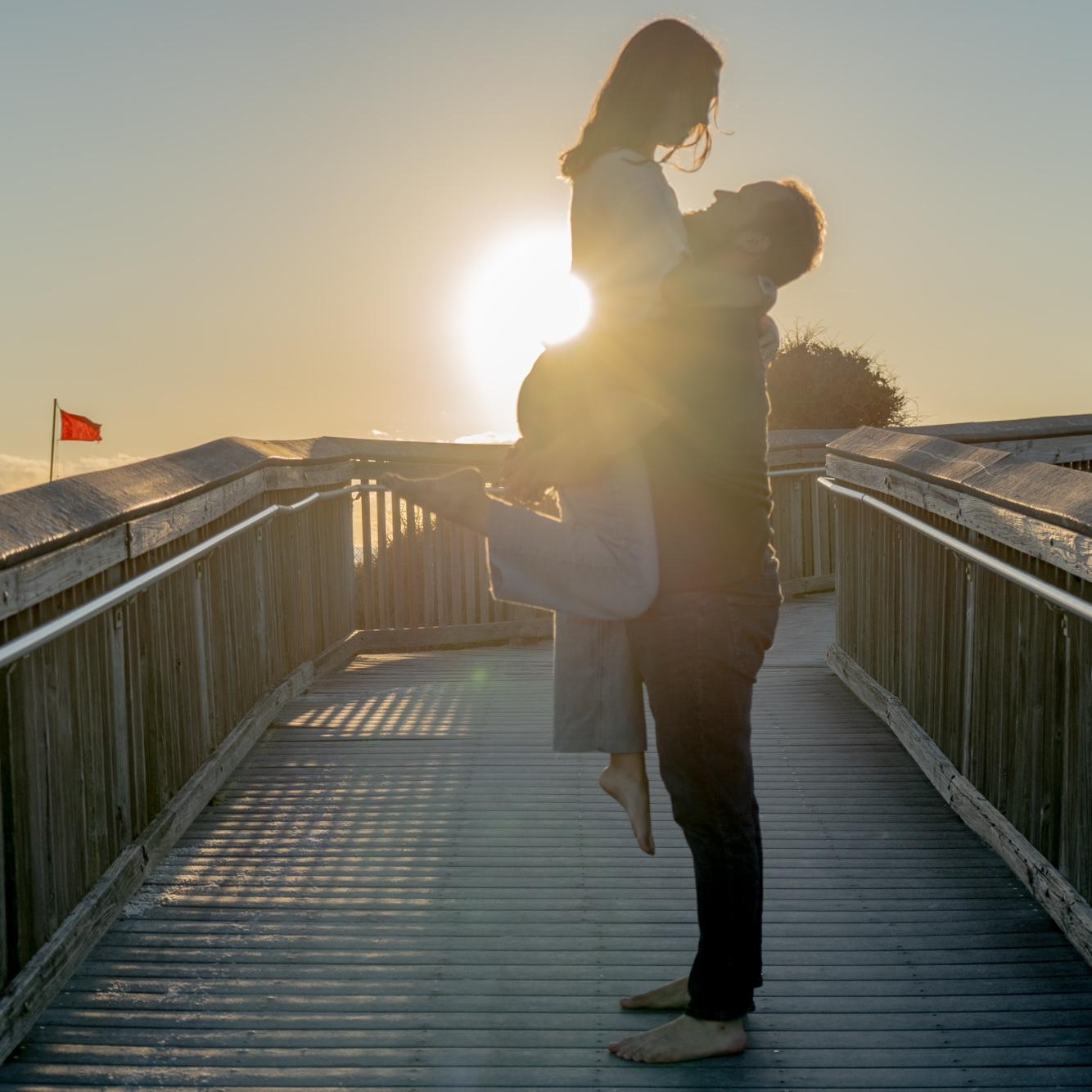 Engagement pictures on our graduation trip with Lily’s parents!