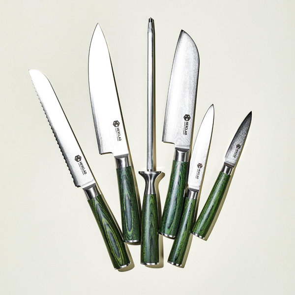 HexClad Hybrid Cookware Damascus Knife Set - Thumbnail 4