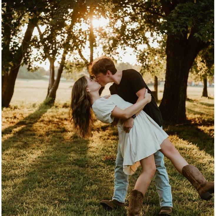 Practice pose for the big day!