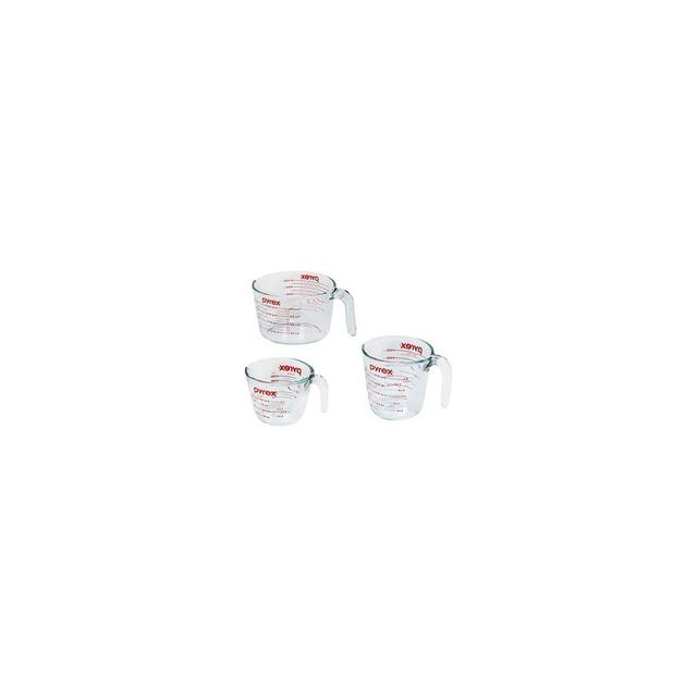 Pyrex Glass Measuring Cup Set ,Clear