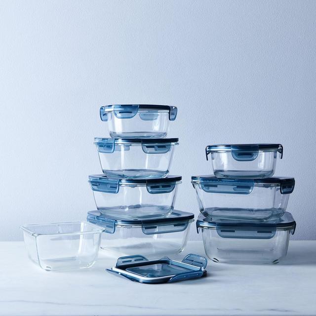 FOOD52 Glass Oven & Freezer Safe Storage Containers (Set of 8)