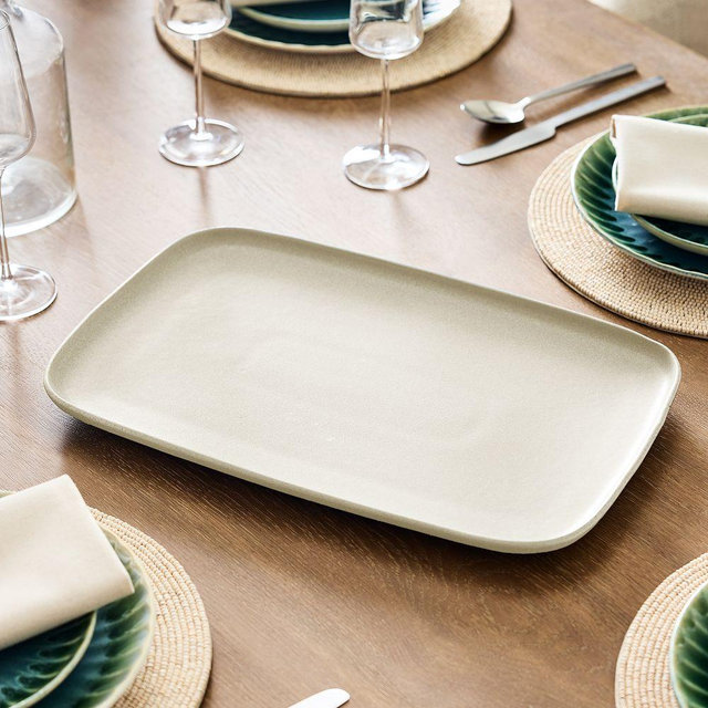Aaron Probyn Kanto Serveware Platter, Extr Large, Ice White Each
