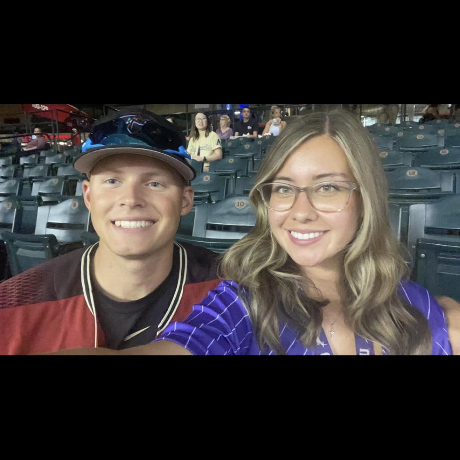 Our 2nd annual baseball date picture!
