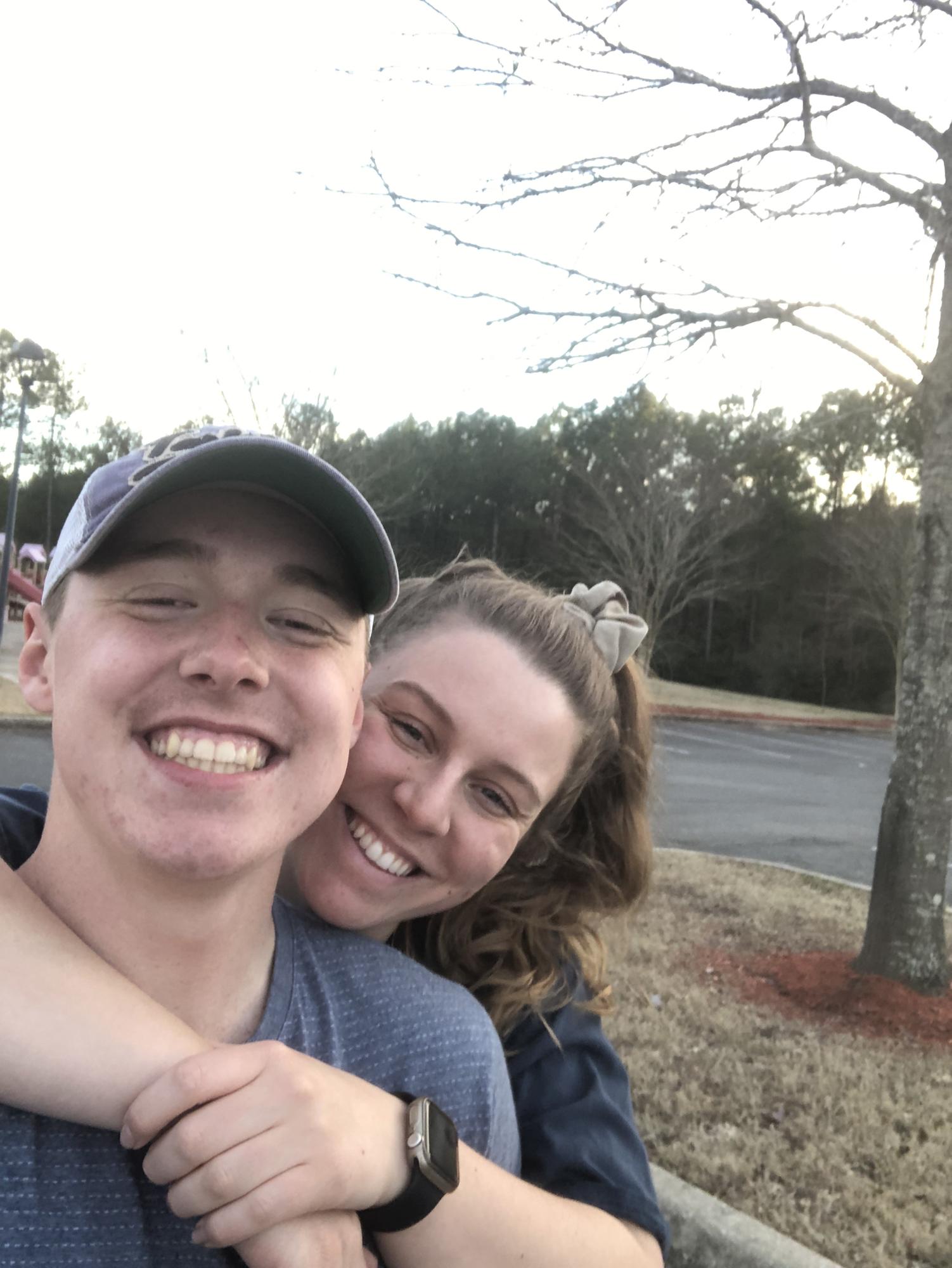 Having fun and enjoying each others company, even in Fort Polk, Louisiana!