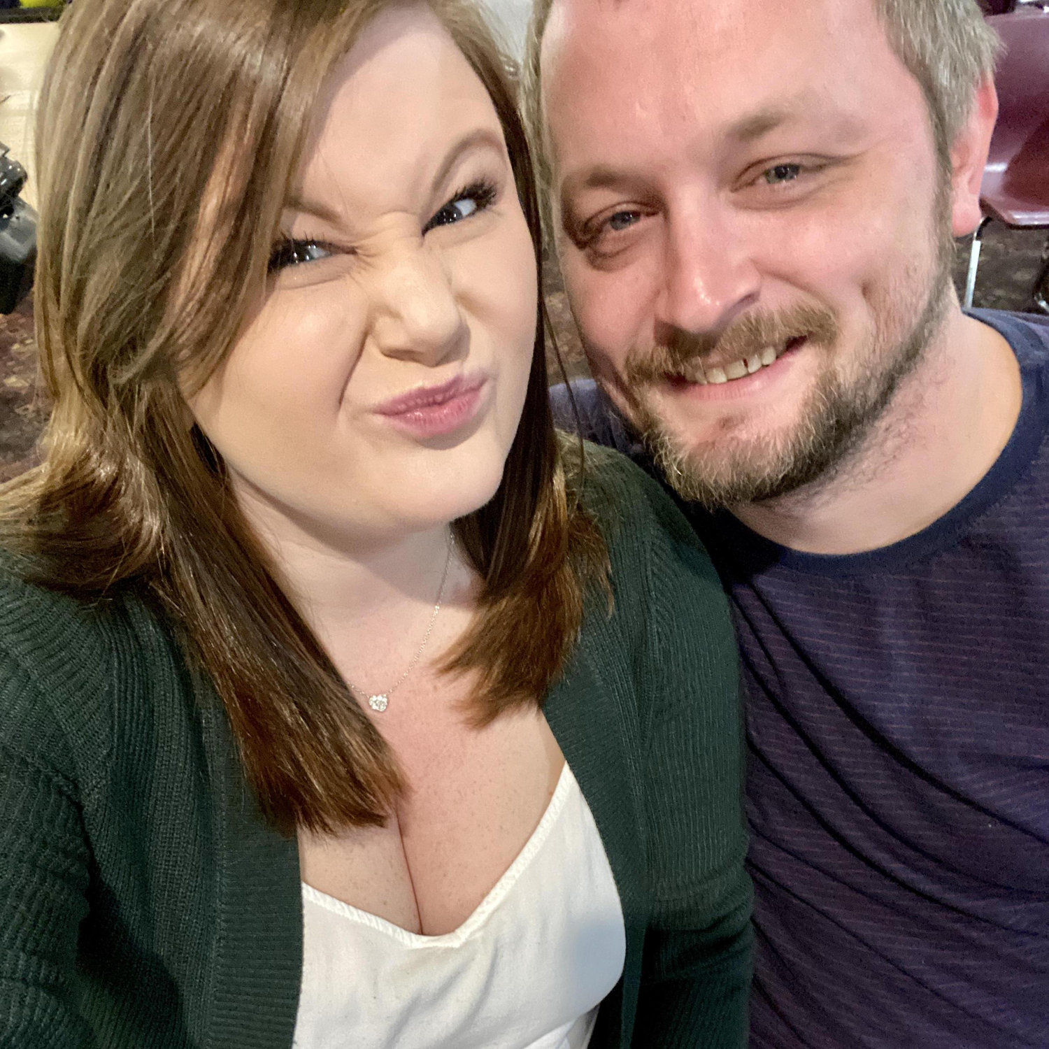 He deals with my goofiness!!!