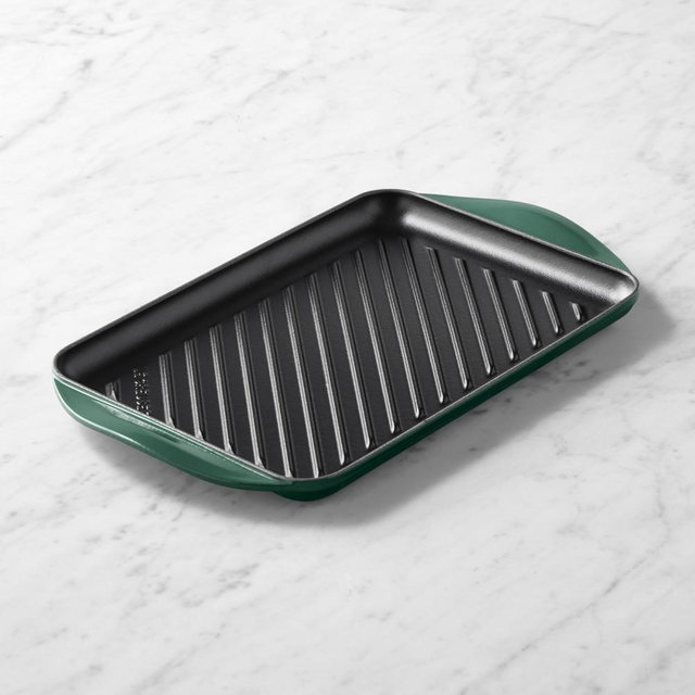 Le Creuset Signature Enameled Cast Iron Skinny Grill, Artichaut