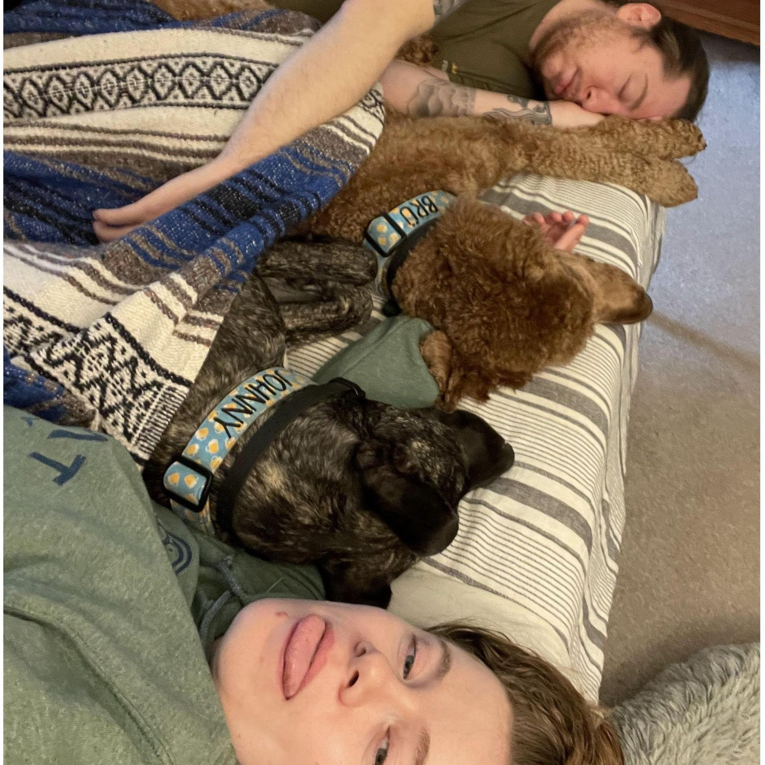 Family cuddle puddle