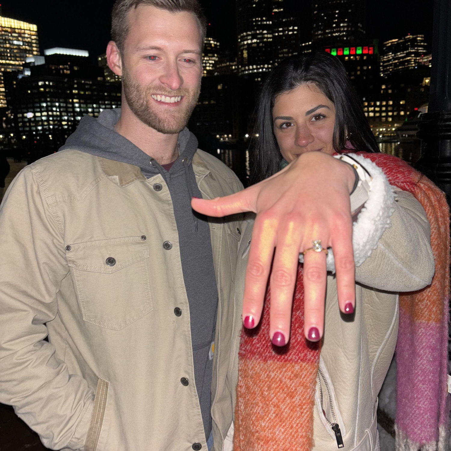 The proposal!! At Boston Harbor