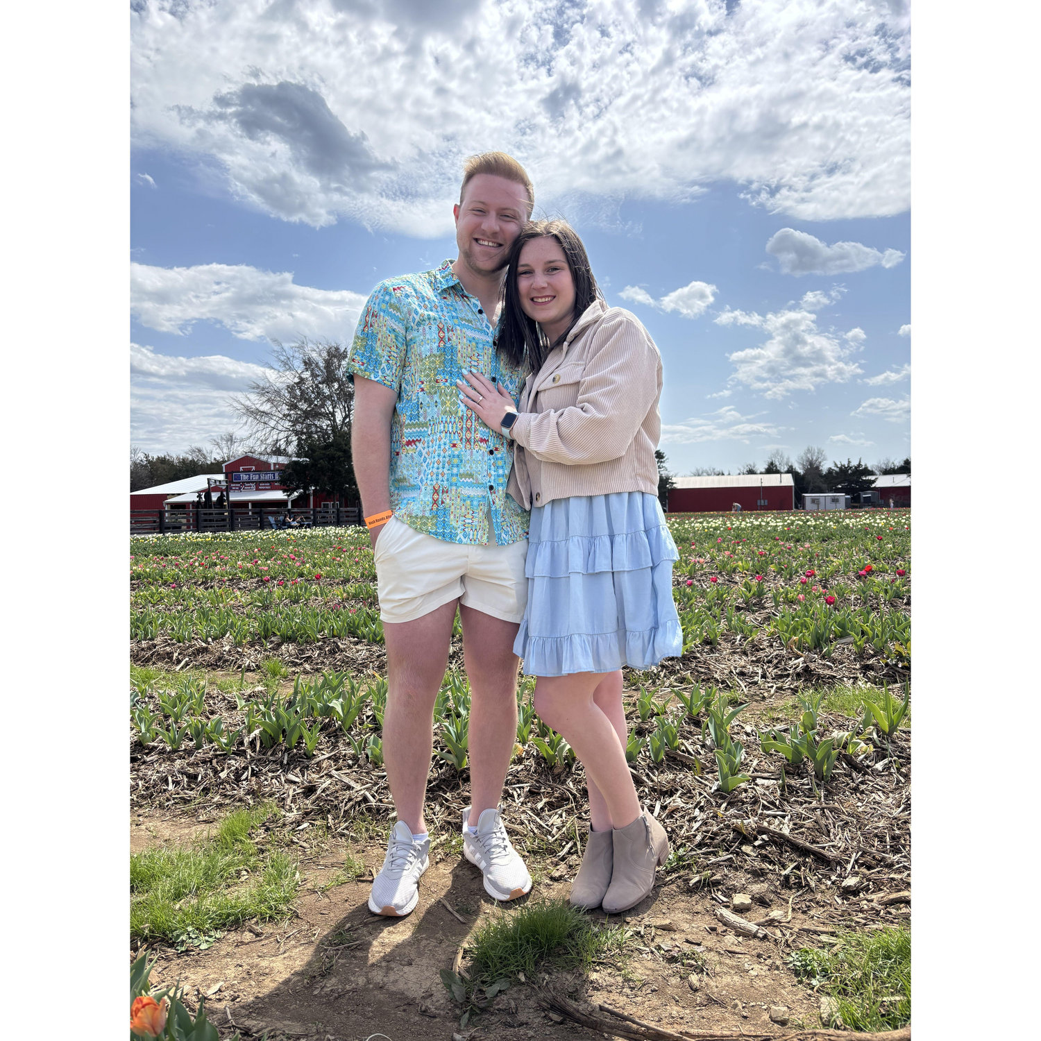 Right after Caitlin said "yes!"