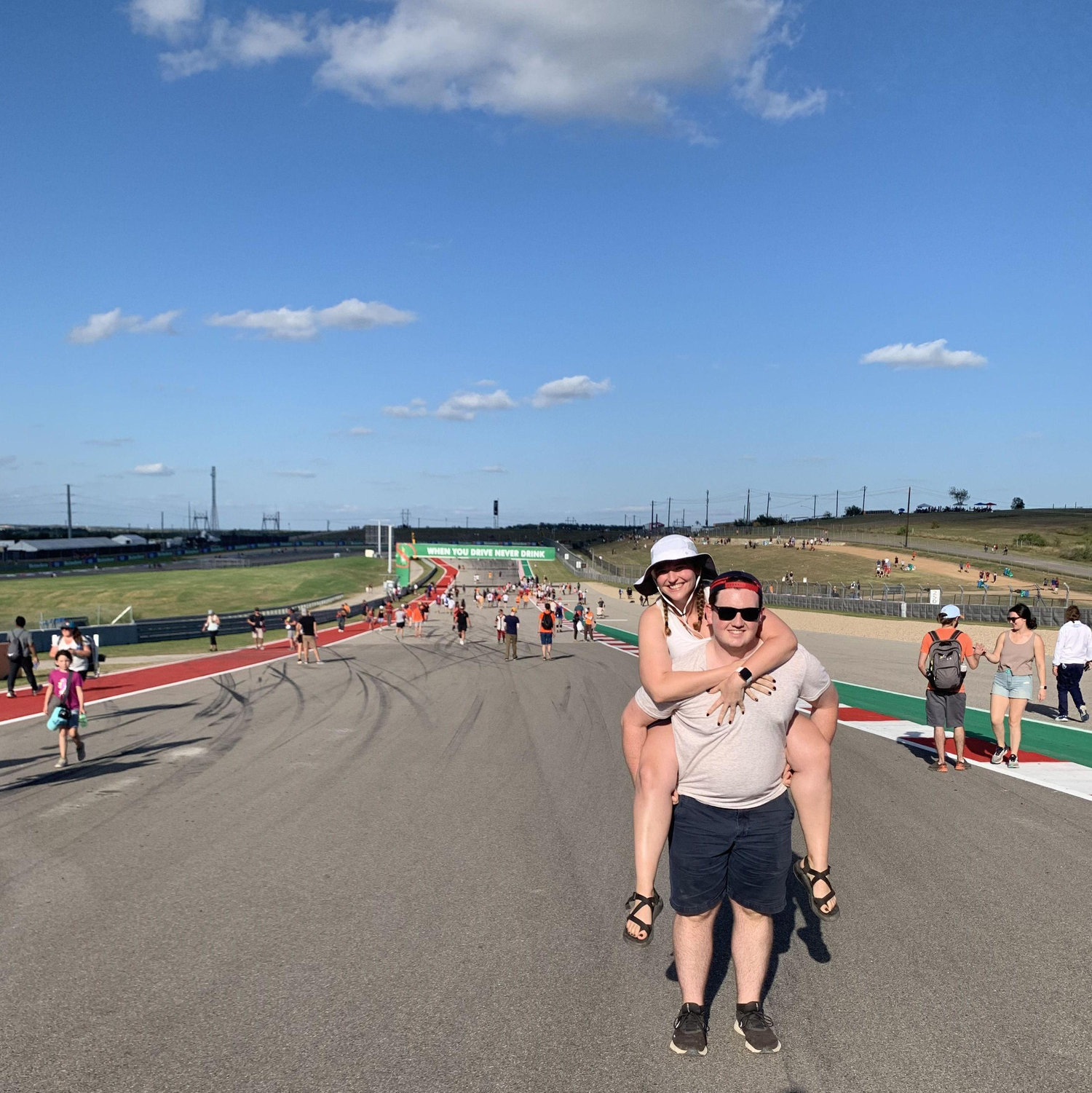 Circuit of the Americas track after the Formula 1 race in Austin (October 2021)
