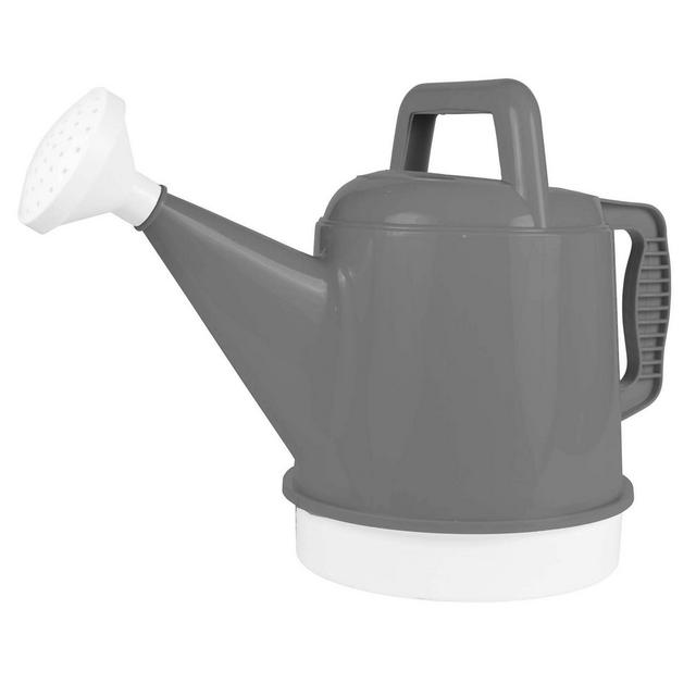 2.5gal Deluxe Watering Can Charcoal - Bloem