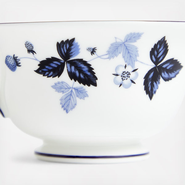 Wedgwood Wild Strawberry Peony Teacup & Saucer