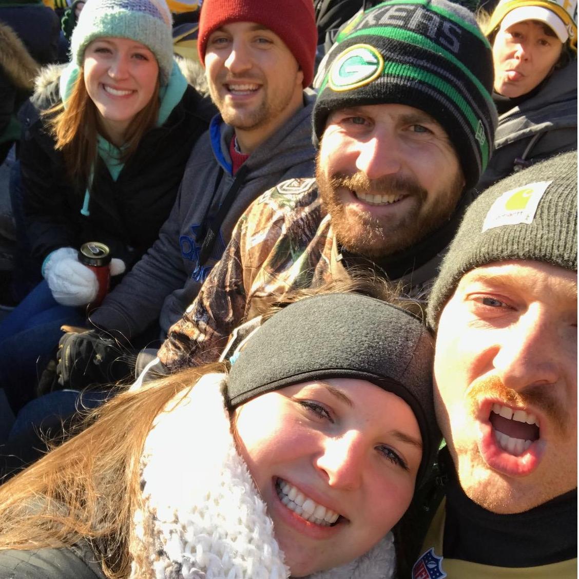 Our second Packer game with close friends | 2017