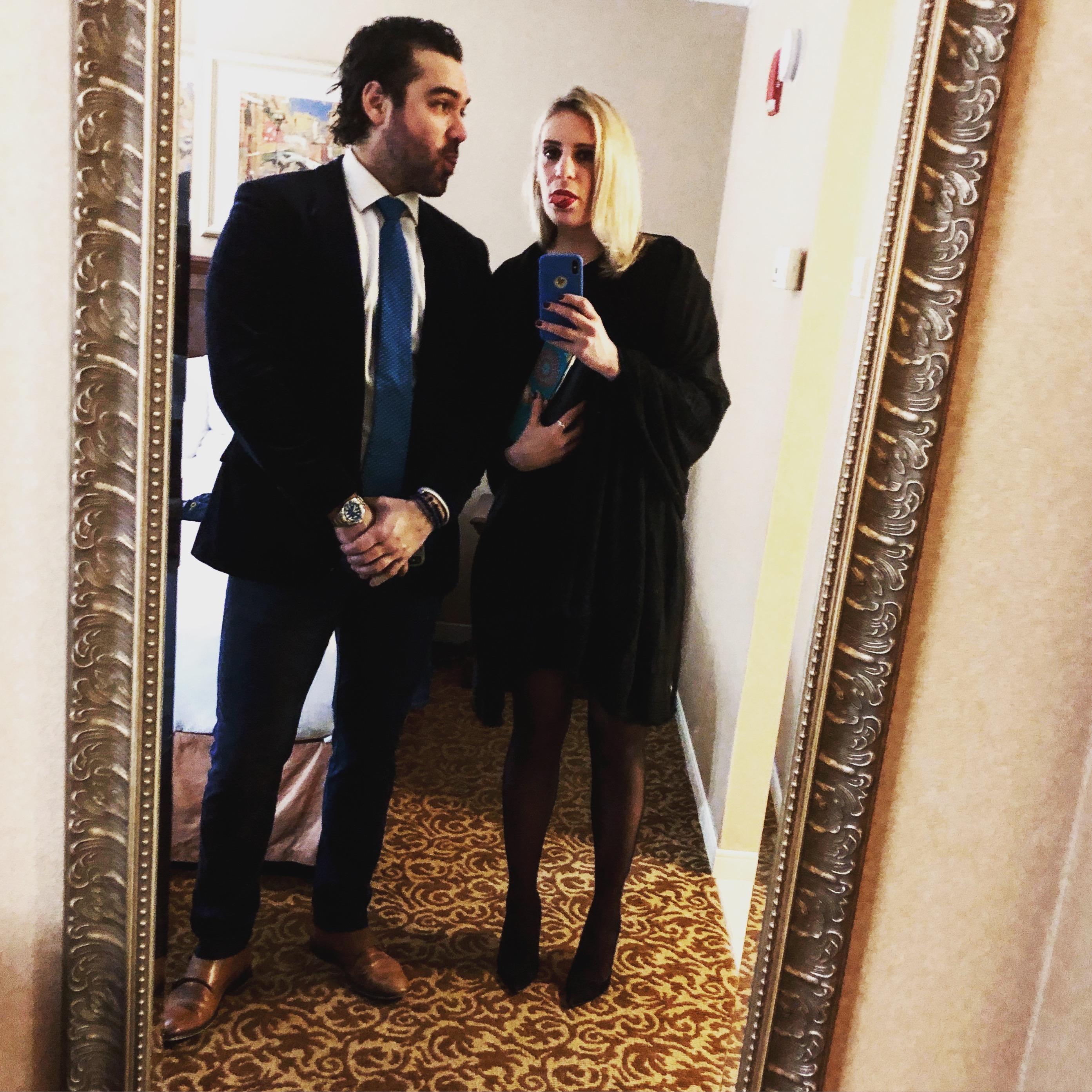 Franco's hair has never looked this good in a picture. Ever. Lauren looks nice too.