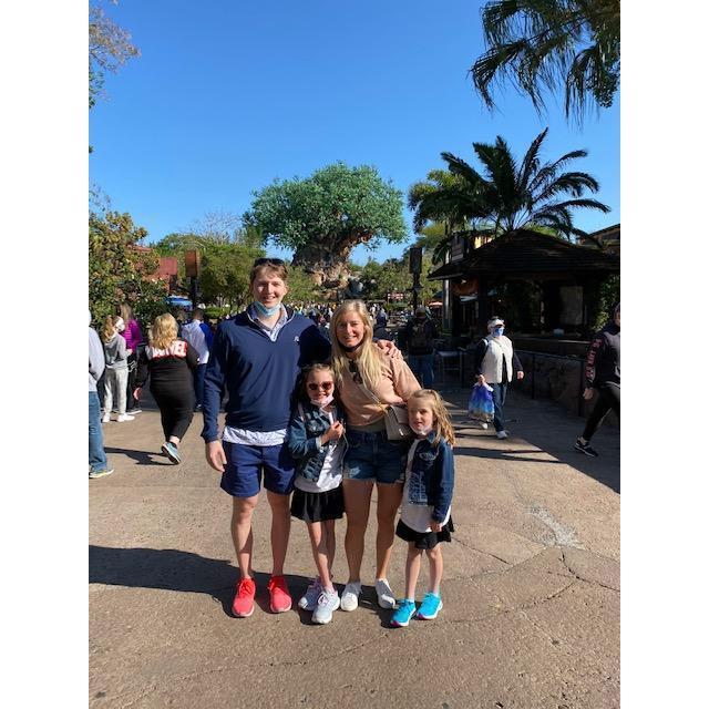 Disney World with our flower girls!