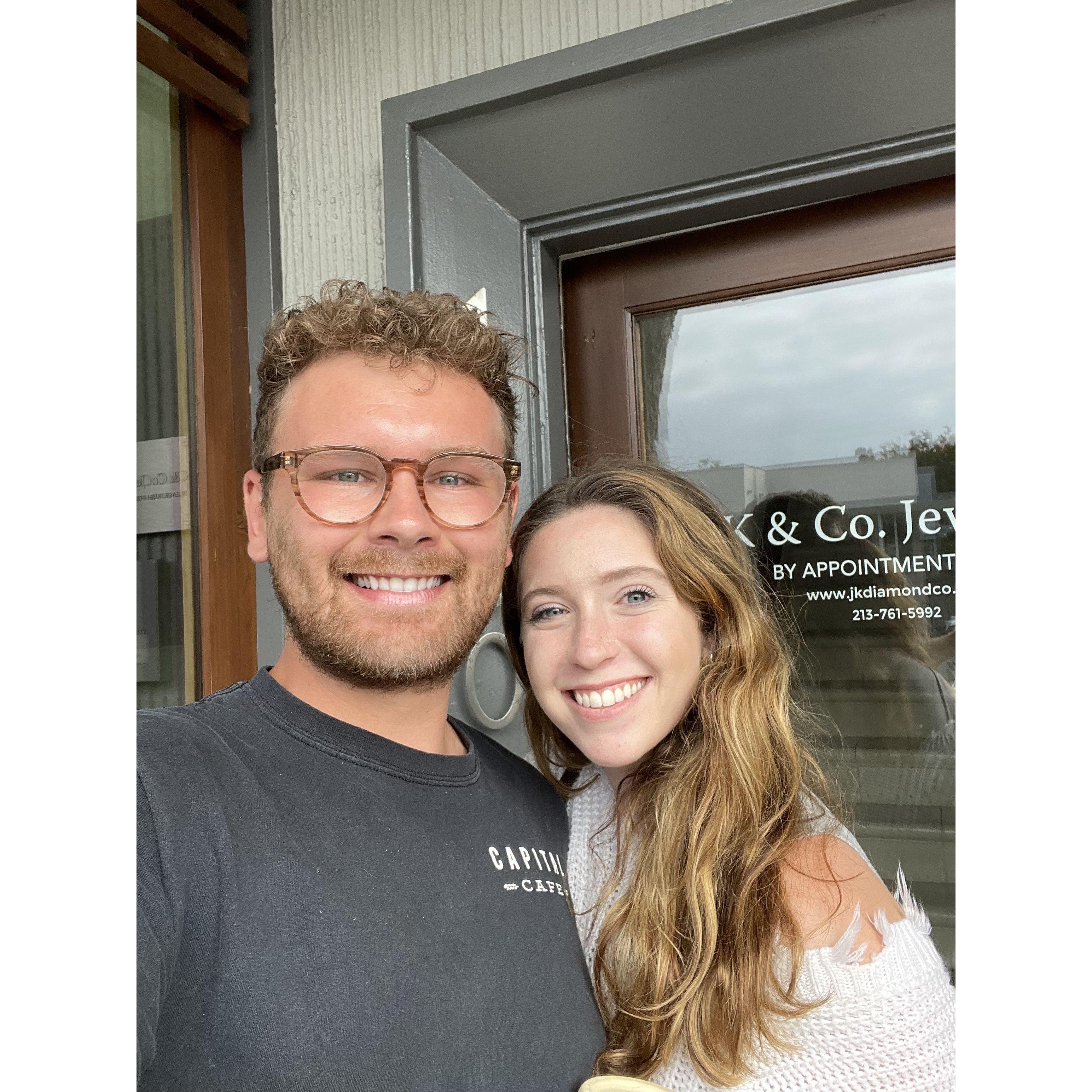 Finding our engagement ring