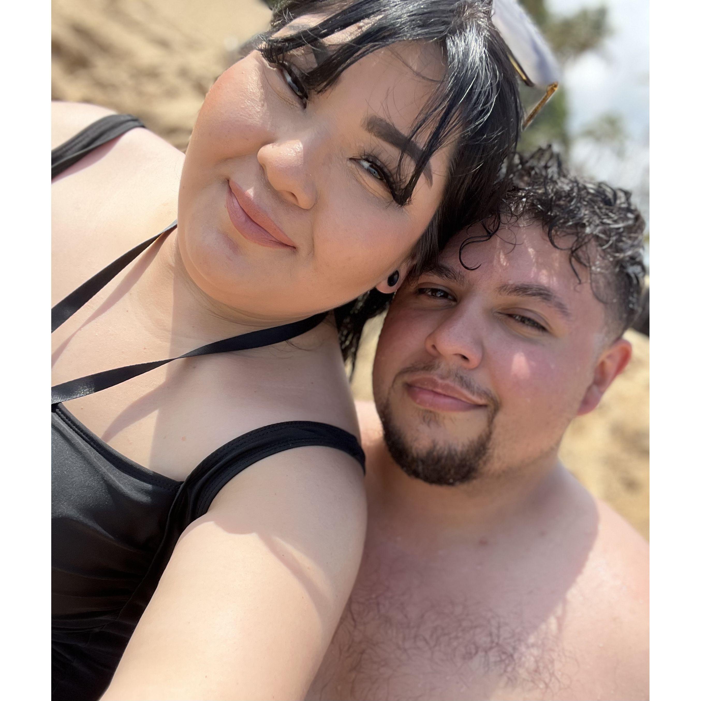 On the beach in Hawaii March 2023