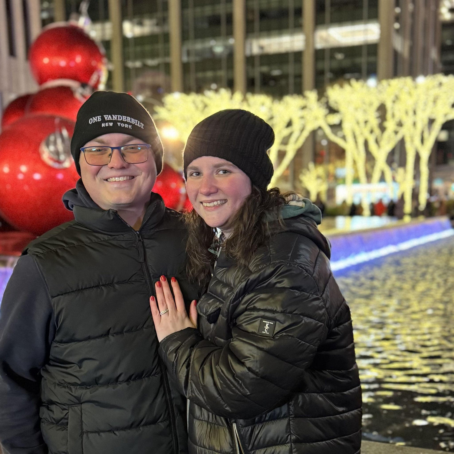 12/22/2024 Ben proposed in NYC