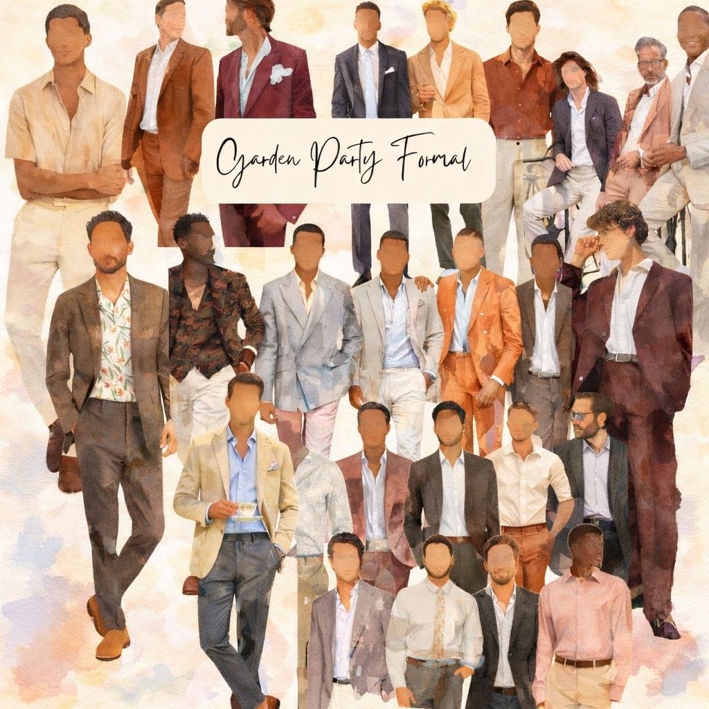 We ask if you are wearing a suit avoid wearing Green or Blue.