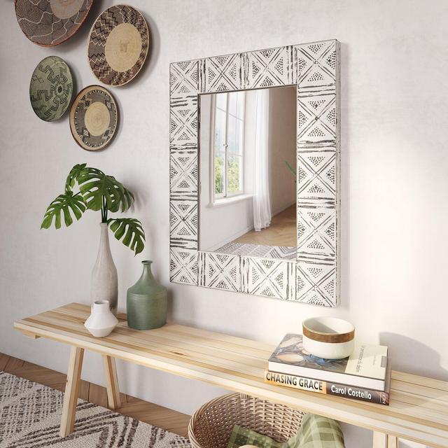 Arocho Rustic Distressed Accent Mirror
