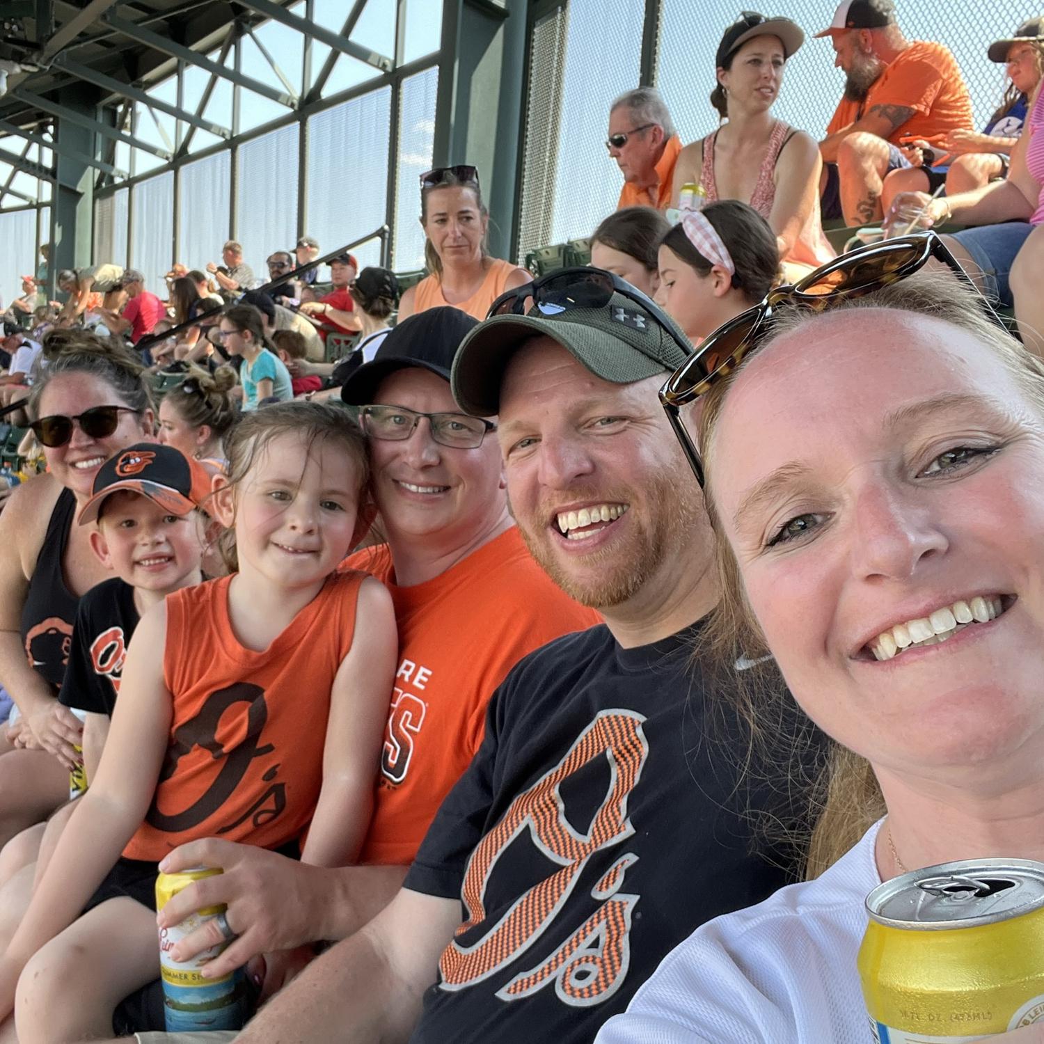 O’s game with Jeremy, Tracey, Addy, and Austin! May 22, 2022.