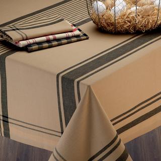 Butcher Block Plaid Tablecloth