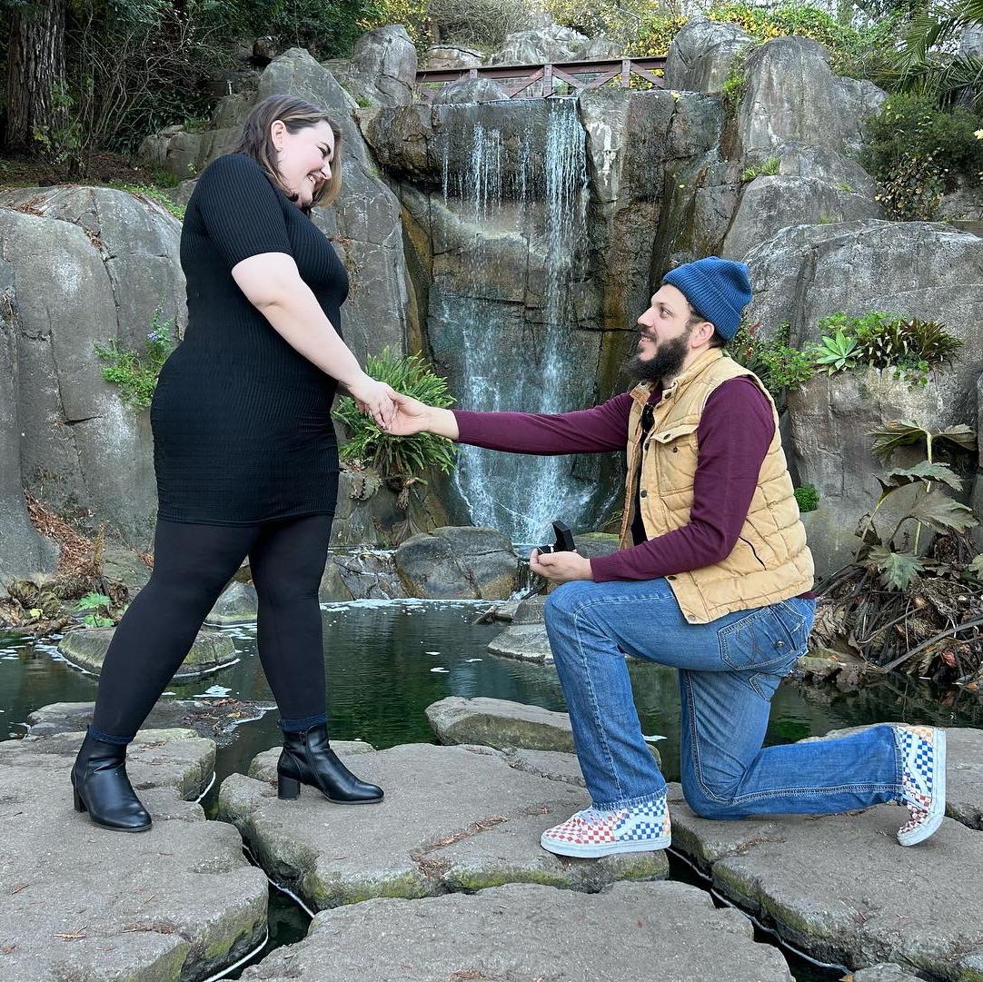 Where she said yes! 🤍