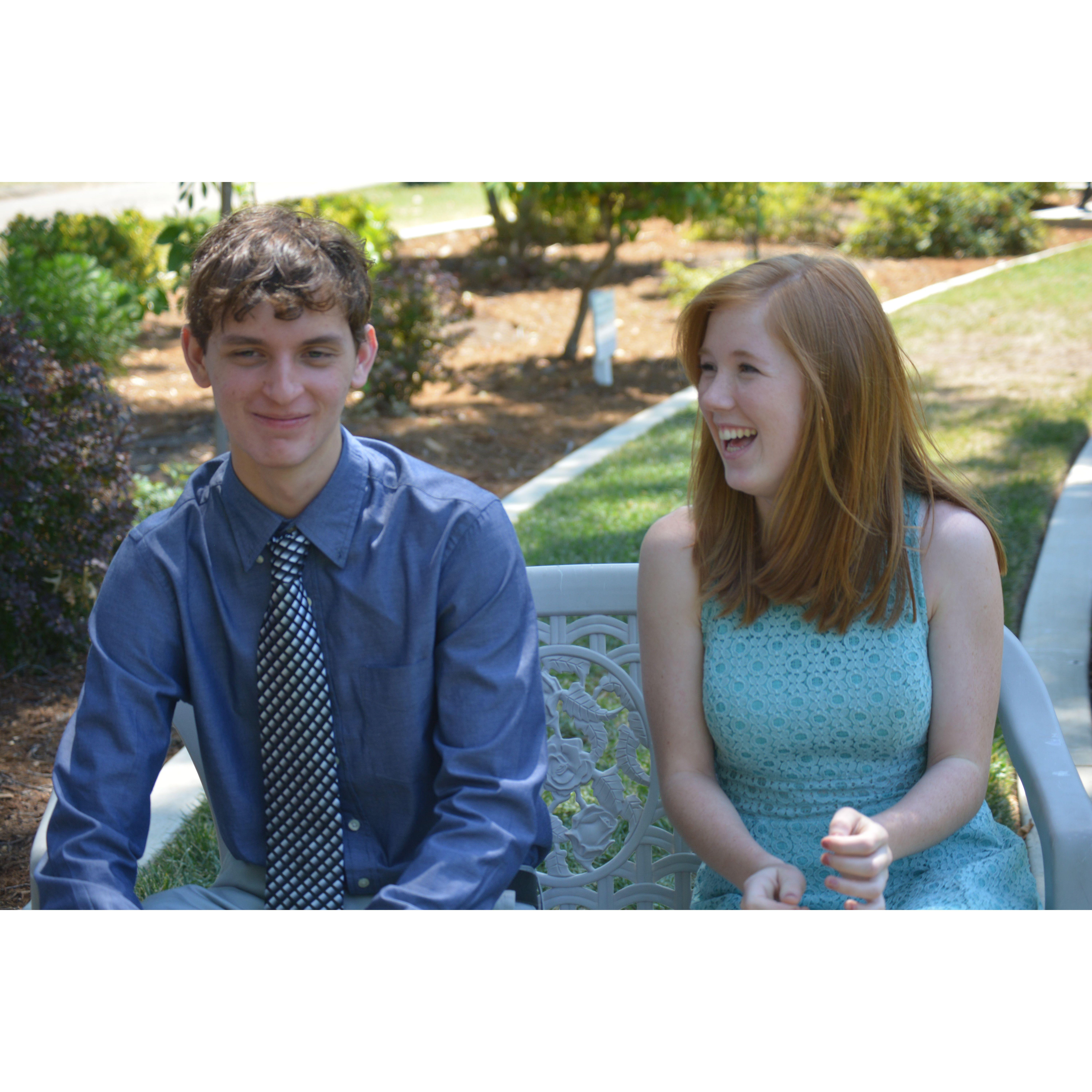 Enjoying my Mom and Randy's wedding