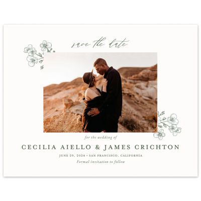 Evergreen Wedding Digital Save the Date - Millbrook Photo