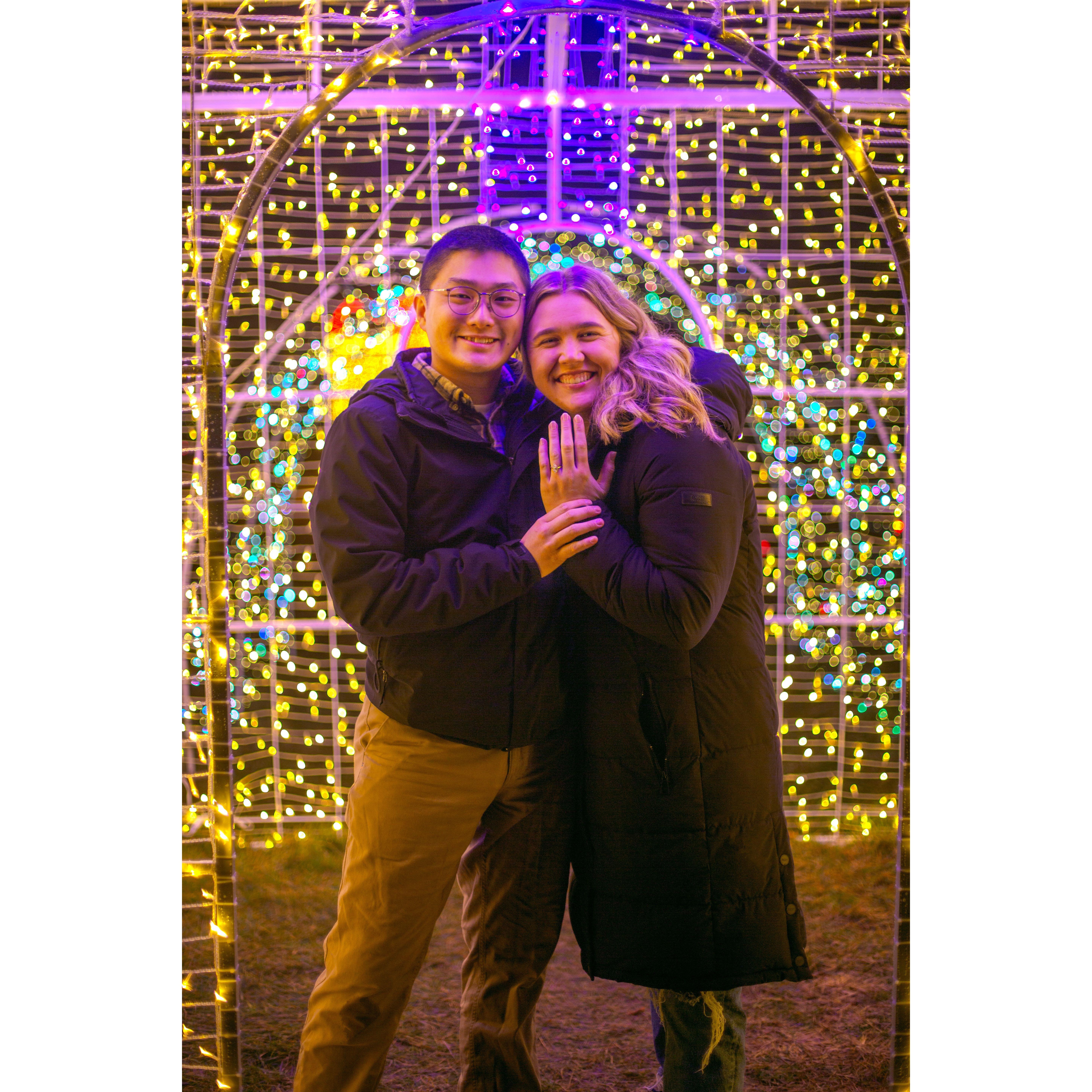 The one where we got engaged!